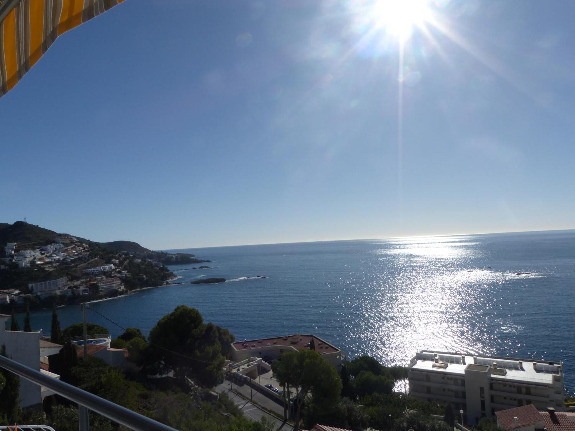 Appartement Vues Mer Proche Plage Roses Exterior foto