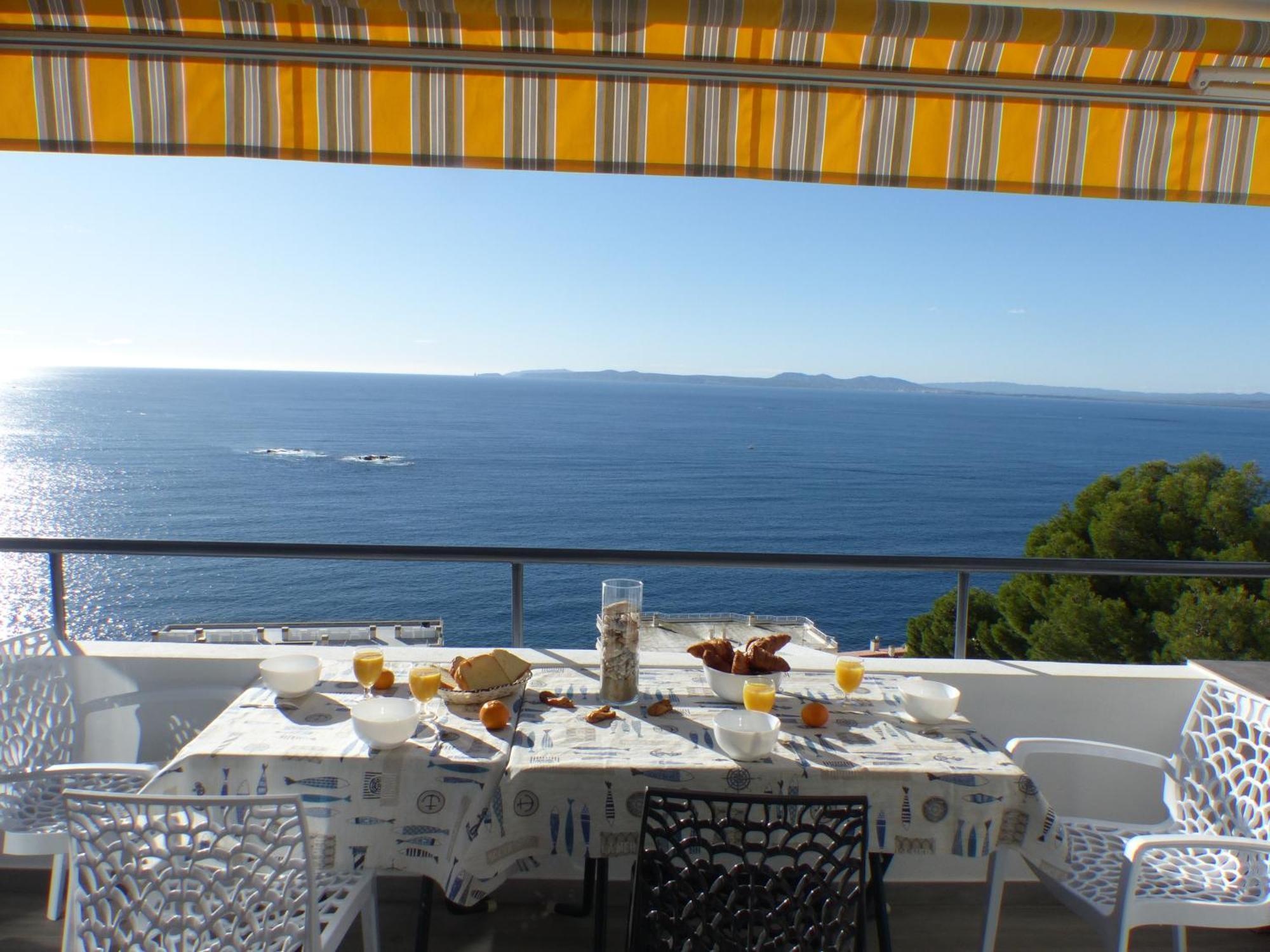 Appartement Vues Mer Proche Plage Roses Exterior foto
